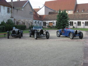 Exposition de Bugatti dans la Chartreuse
