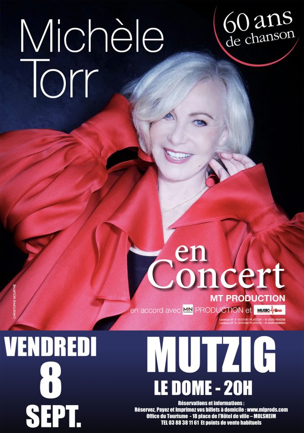 Michèle Torr en concert à Mutzig