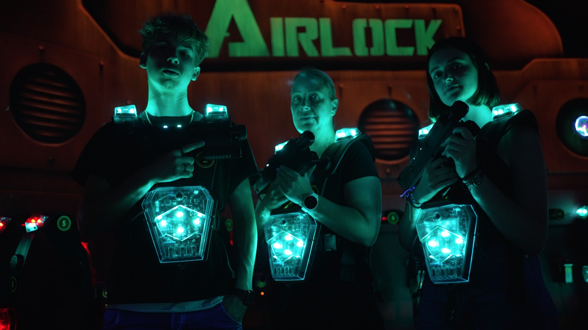 Equipe au lasermaxx à Dorlisheim