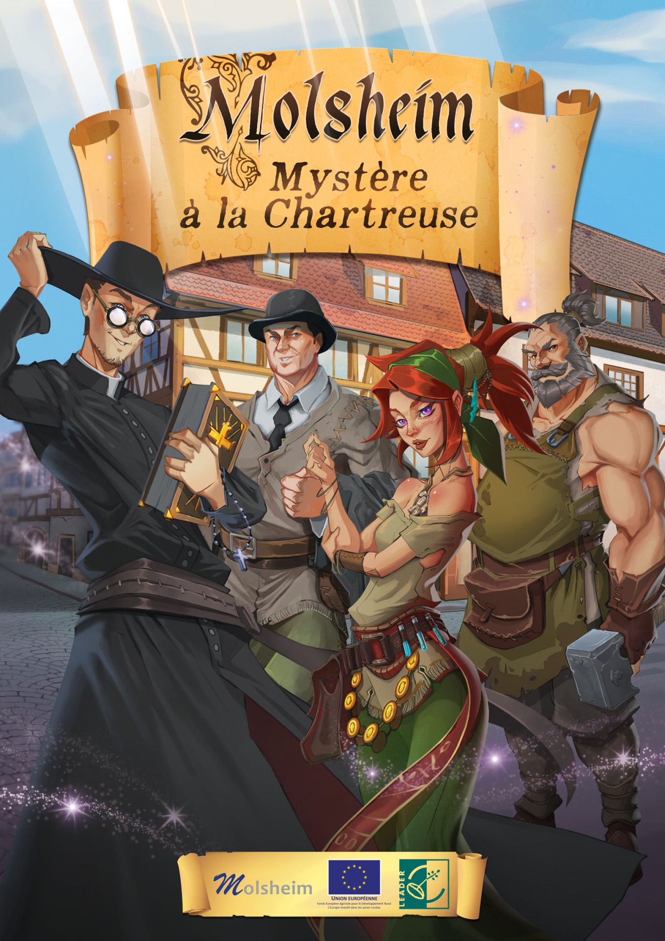 Affiche_jeu_partenaires_Molsheim_Mystère à la Chartreuse
