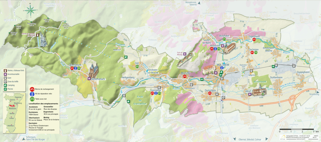 Bornes de recharge vélos électriques