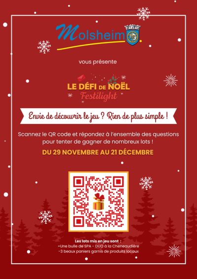 Défi de noël Molsheim 2025