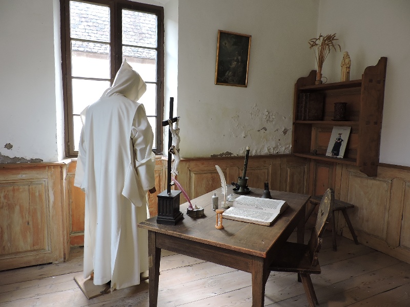 Cellule de moine Chartreux à la Chartreuse de Molsheim